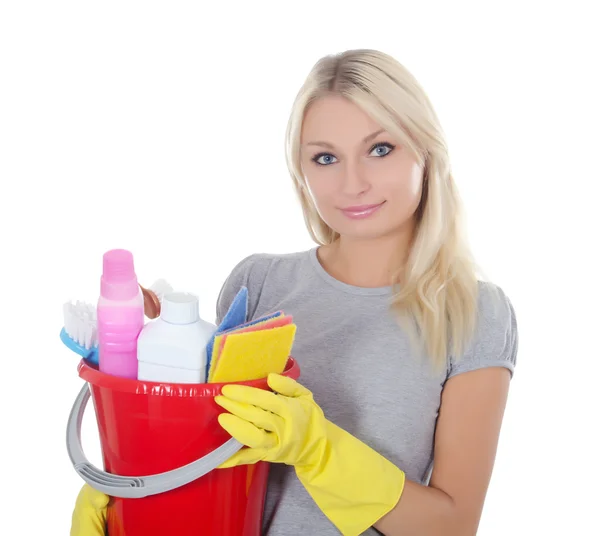 Portrét dívky - koncepce čištění — Stock fotografie