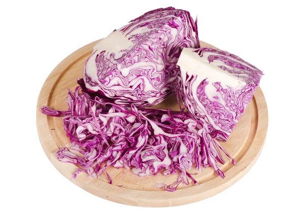 The red cabbage isolated — Stock Photo, Image