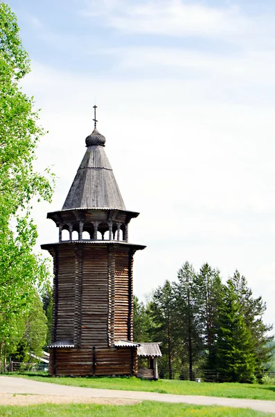 Деревянные церкви на севере России — стоковое фото