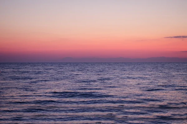 Сонячна занепаду в Середземному морі — стокове фото