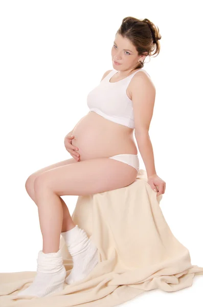 Die Schwangere — Stockfoto