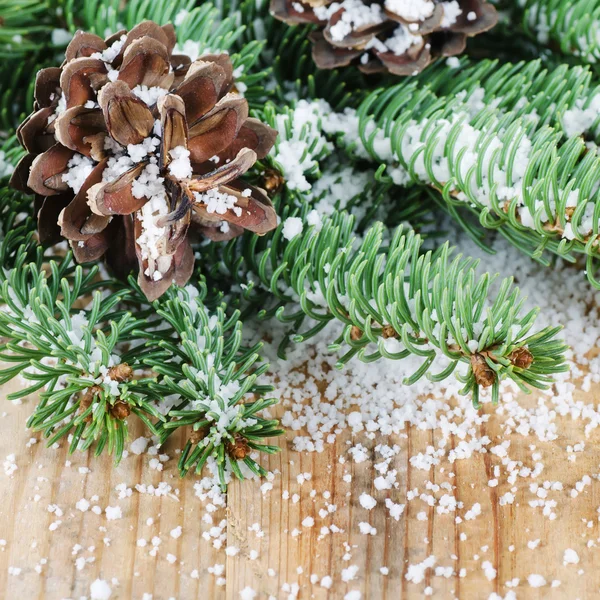 Kerst decoratieve rand — Stockfoto