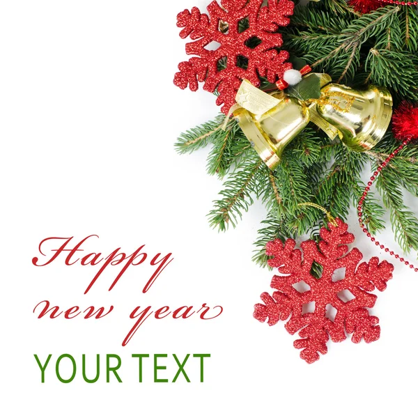 Christmas and New Year Border — Stock Photo, Image