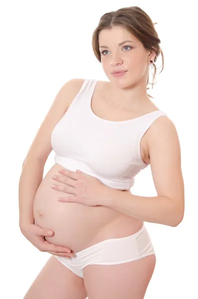 La donna incinta — Foto Stock