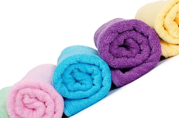 Η συνδυασμένη χρώμα πετσέτες — Φωτογραφία Αρχείου