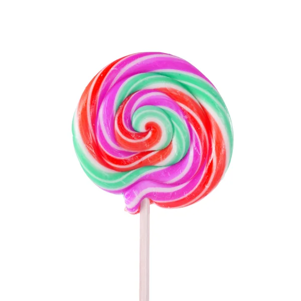Lollipop colorido aislado en el blanco —  Fotos de Stock