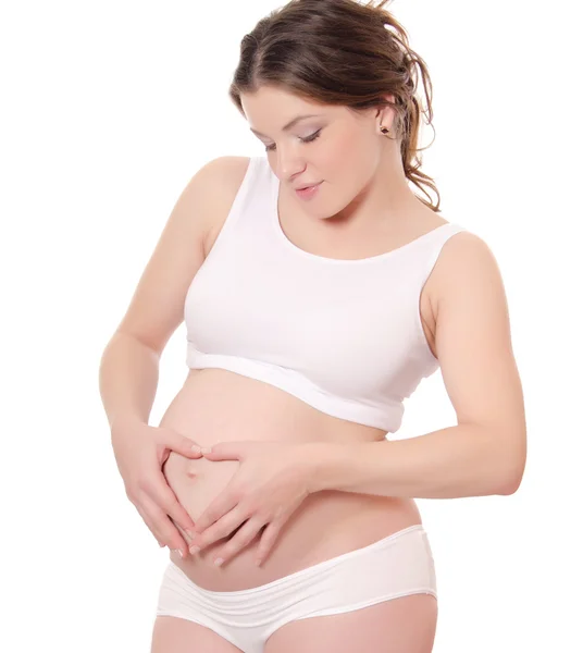La mujer embarazada —  Fotos de Stock