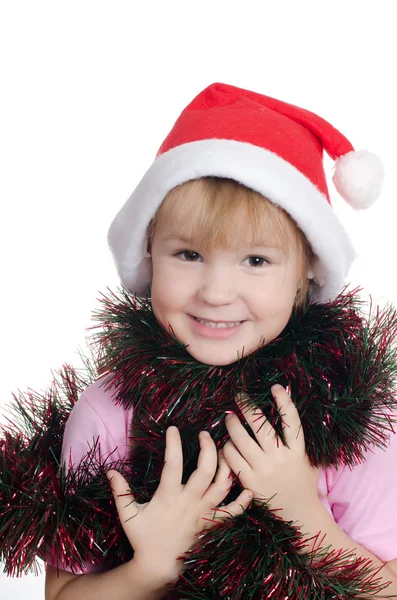 Το μικρό κορίτσι Χριστούγεννα — Φωτογραφία Αρχείου