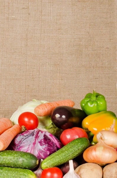 Sortiment an frischem Gemüse — Stockfoto