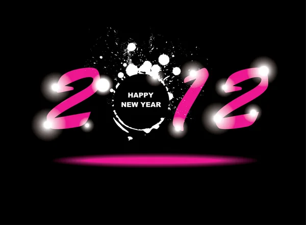 Nouvelle année 2012 design . — Image vectorielle