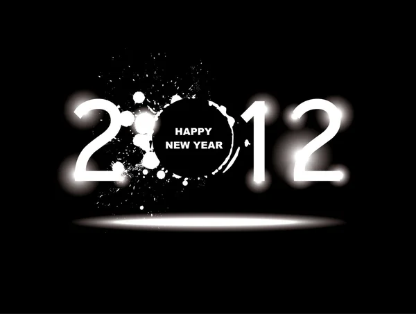 Nouvelle année 2012 design . — Image vectorielle