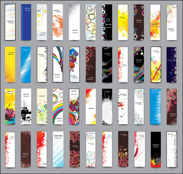 Collection Vertical banners