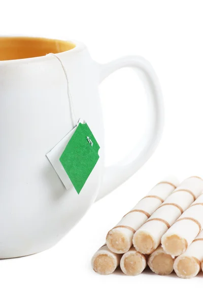 Čaj a sladkosti — Stock fotografie