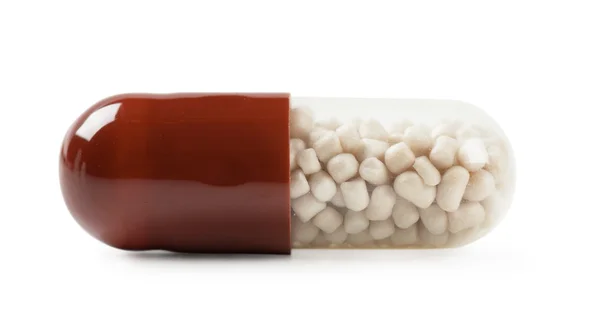 Makro zobrazení pilulka — Stock fotografie