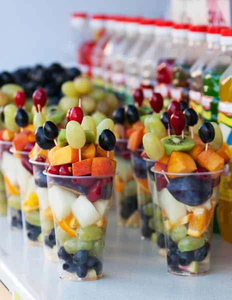 Pedaços de fruta — Fotografia de Stock