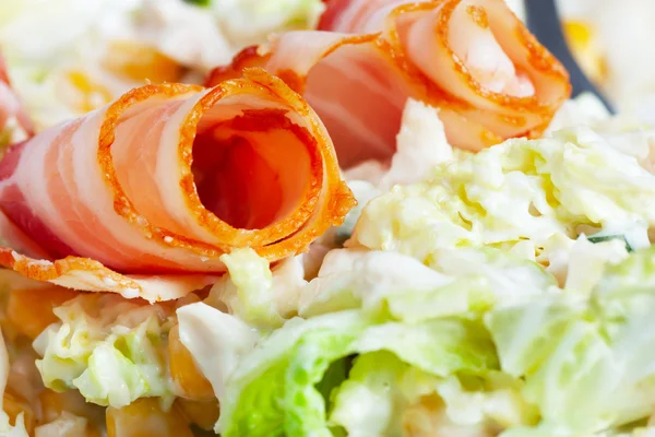 Salada macro — Fotografia de Stock