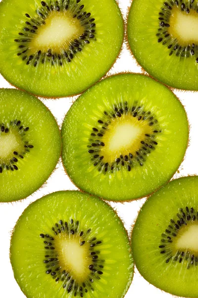 Kiwi skivor — Stockfoto