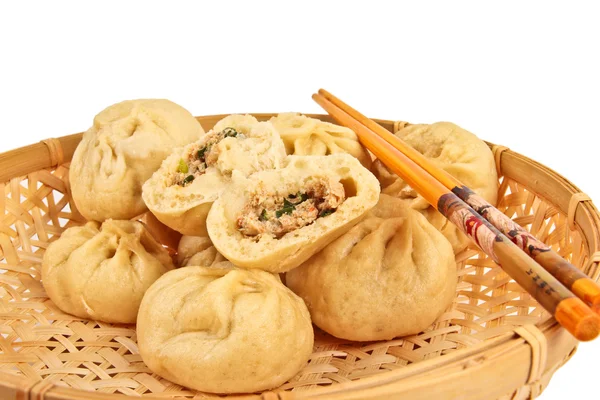 Dumplings al vapor chinos — Foto de Stock