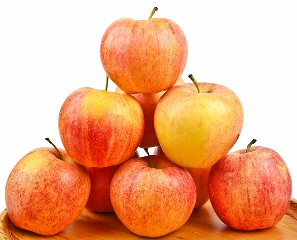 Manzanas rojas frescas Fotos de stock libres de derechos