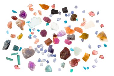 Rough gems clipart