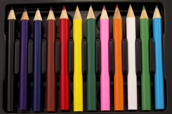Caixa de lápis — Fotografia de Stock
