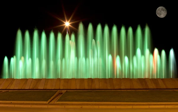Colored fountain — Stock Photo, Image