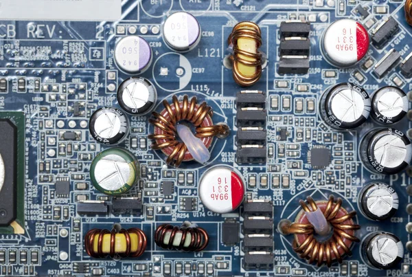 Electronic circuit background — Stock Photo, Image