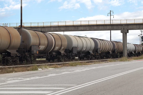 Industriella tåg — Stockfoto
