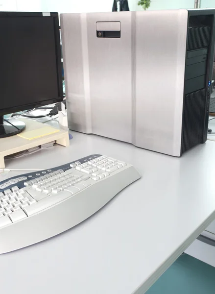 Office desk with computer — Stock Photo, Image