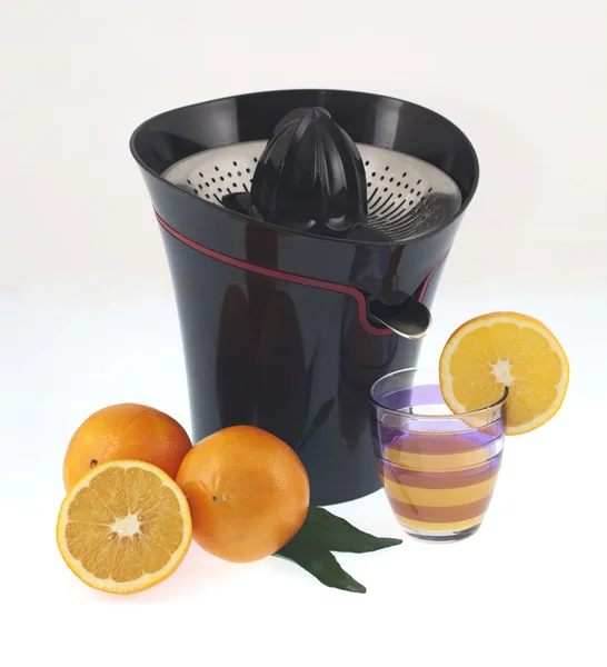 橙色压榨机 — 图库照片
