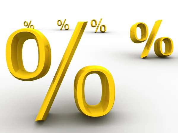 Percentagem. — Fotografia de Stock