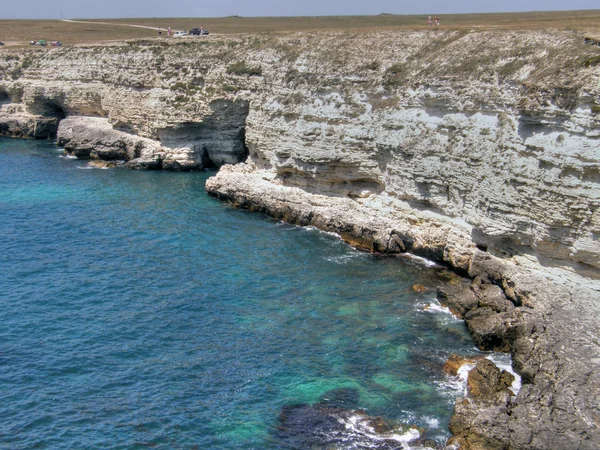 Hermosa costa marina. La Crimea occidental . — Foto de Stock
