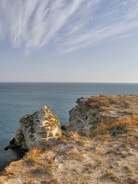 Hermosa costa marina. La Crimea occidental . — Foto de Stock