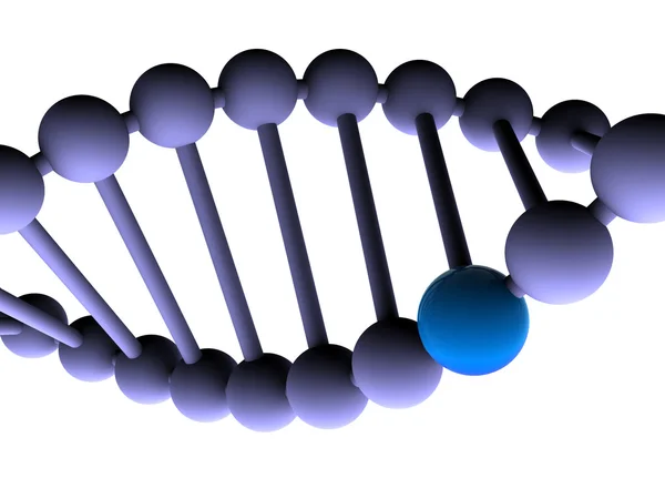 Γονίδιο στο dna. — Φωτογραφία Αρχείου