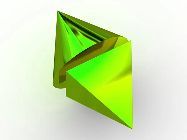 Cone tridimensional. 3d — Fotografia de Stock