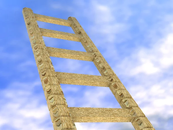 Ladder in de hemel — Stockfoto