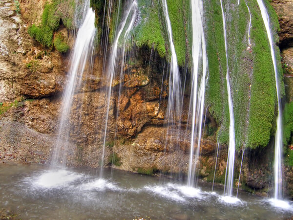 Waterfalls. Crimea. Ukraine.