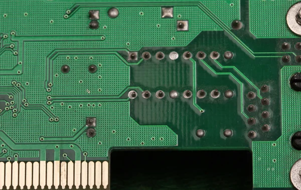 Chips on the printed-circuit-board Stock Picture