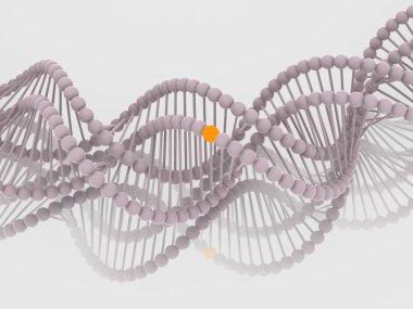 Gene in DNA clipart