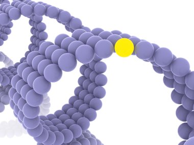 Gene in DNA clipart