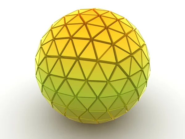 Three-dimensional sphere. 3d — Stock Photo, Image