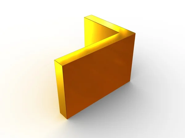 Figura tridimensional — Fotografia de Stock
