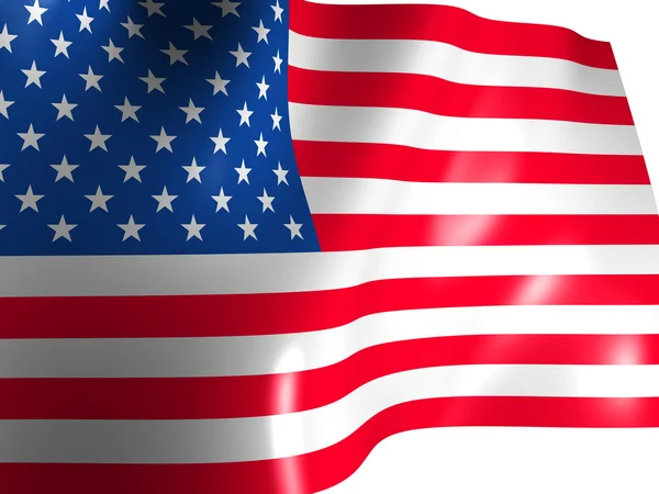 La bandera americana — Foto de Stock