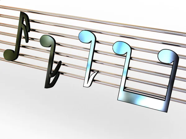 Musical notes. — Stock Photo, Image