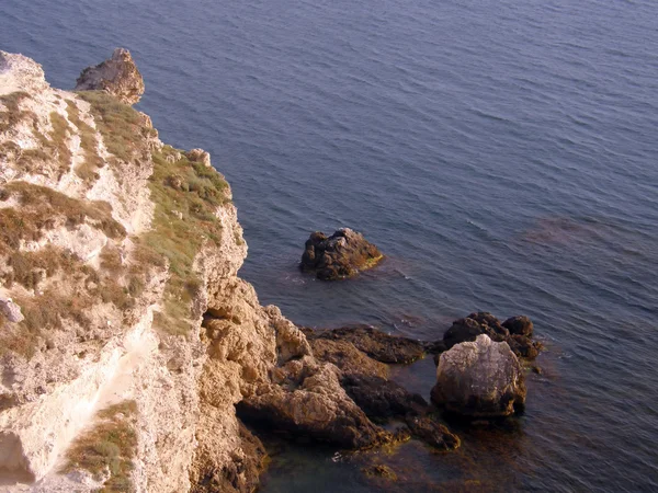Rannikko. Läntinen Krimillä. Tarhankut — kuvapankkivalokuva