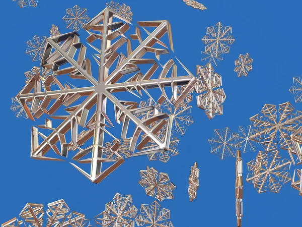 Snowflakes. — Stock Photo, Image