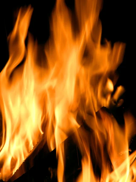 Plameny a oheň — Stock fotografie