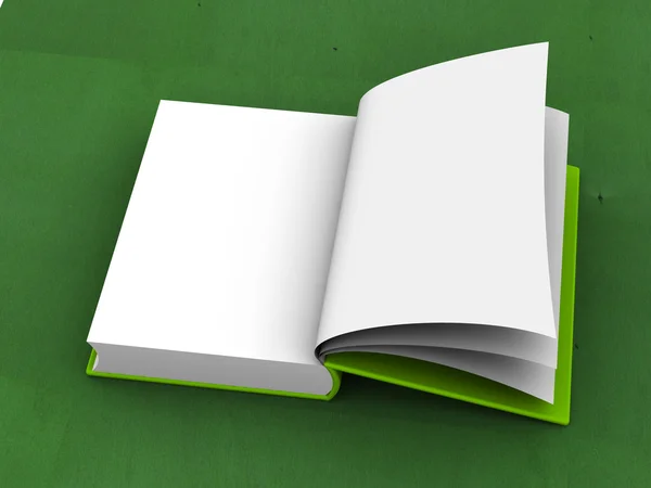 Geopende boek. — Stockfoto