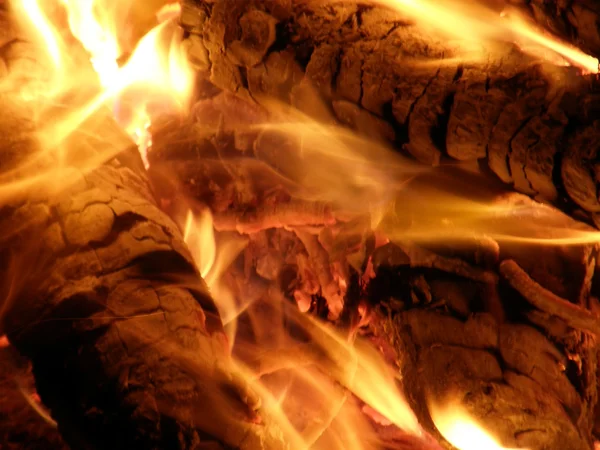 Flames or fire — Stock Photo, Image