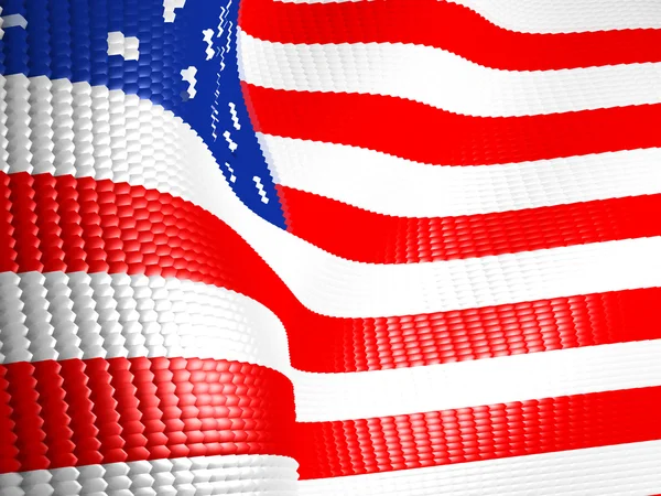 De Amerikaanse vlag — Stockfoto